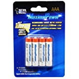 MaximalPower AAA NiMH/Ni Mh Rechargeable Battery 1200mAh