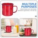 thumbnail image 2 of 2pcs Enamel Mug Enamel Camping Coffee Mug Reusable Enamel Tea Water Beverage Cup, 2 of 3