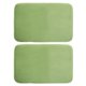 thumbnail image 1 of 2 alfombrillas de baño antideslizantes de esponja coral superabsorbentes (verde claro) - 40 x 60 cm, 1 of 8