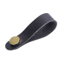 COOLHOOD Vintage Guitar Neck Strap Holder Button Leather Headstock Adapter Tie for Ukulele Bass Acoustic Electric Guitar