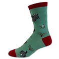 thumbnail image 4 of Men's Cat Butt Mistletoe Socks Funny Christmas Kitty Pet Lover Sarcastic Footwear, 4 of 9