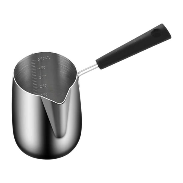 Olla para derretir chocolate, mini olla para sopa, olla para desayunar, olla para derretir aceite, pequeña 600 ml