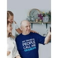 thumbnail image 3 of Tstars Mens Grandpa Shirts Best Grandfather My Favorite People Call Me Father's Day Gift for Dad Papa Gift for Grandpa T Shirt, 3 of 6