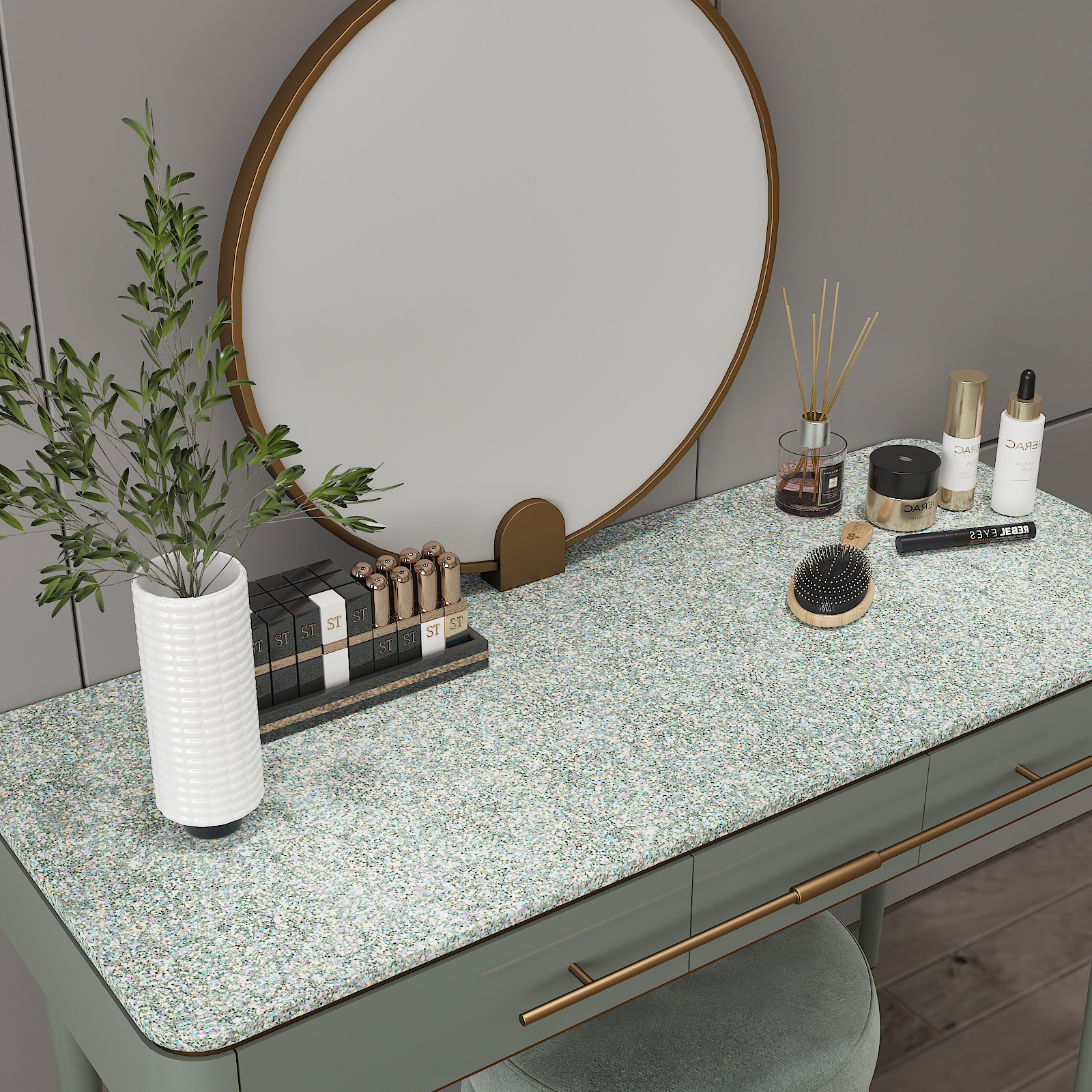 CHIHUT Peel and Stick Silver Holographic Glitter Contact Paper for Countertop Waterproof Removable Sparkle Glitter Fabric Wallpaper Self Adhesive Wall Paper for Cabinets Kitchen 15.7''x236''