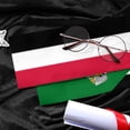 thumbnail image 3 of Emblem Sudan Flag Graduation Stole Graduate Shawl Sash Scraf Gift For Abroad Student International Study (Square), 3 of 6