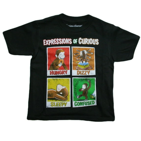 Curious George Expressions of Curious Toddlers T-shirt (3T)