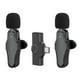 thumbnail image 1 of K10 Micrófono de solapa inalámbrico Clip-on Mic Plug & Play Tipo-C para Phone Pad PC c Romacci  Micrófonos, 1 of 7