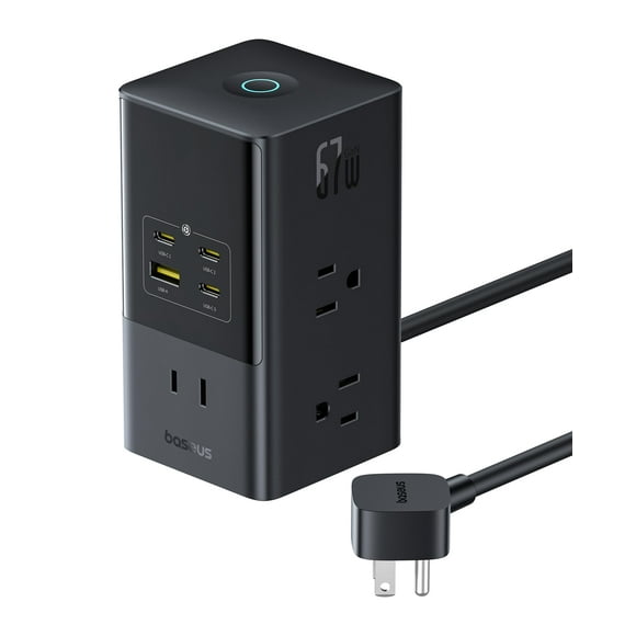 Estación de carga Baseus Cargador rápido USB-C PD 10 en 1 de 67 W