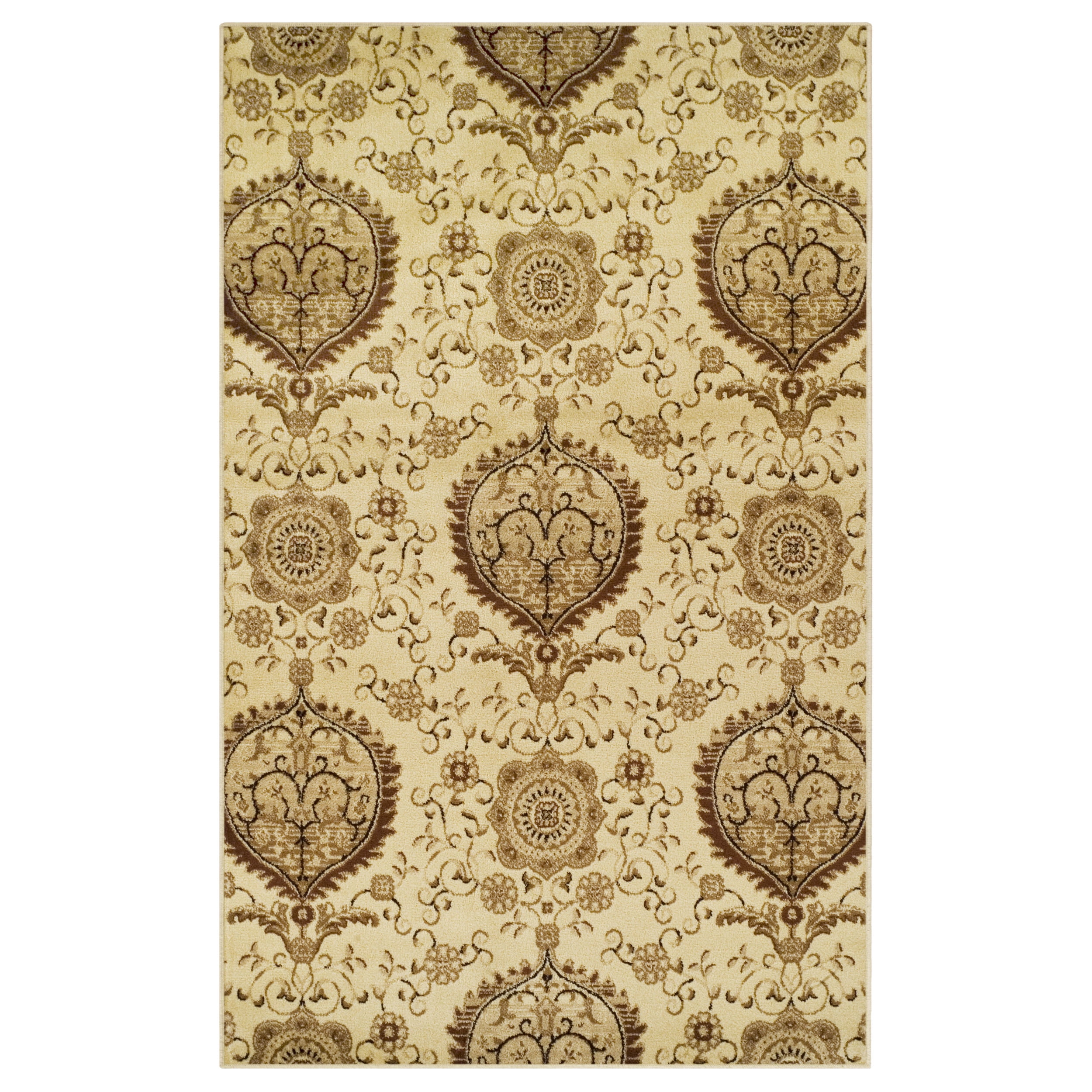 Impressions Cato Floral and Vines Traditional Indoor Area Rug