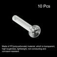 thumbnail image 3 of Unique Bargains M4x30mm Plastic Phillips Machine Screws, PC Flat Head Machine Bolts 10 Pack, 3 of 4