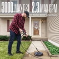 thumbnail image 2 of Westinghouse Pressure Washer 12" Surface Cleaner, 3000 Max PSI, 2.3 Max GPM, 2 of 6