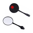 thumbnail image 4 of 2pcs Bike Rearview Mirror Flexible Rod Adjustable Bicycle Handlebar Mirror with reflector, 4 of 9