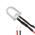 thumbnail image 1 of Luz LED preconectada, DC 12V 20mA - Bombilla superior naranja preconectada de 10 mm (10 piezas), 1 of 4