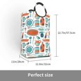 thumbnail image 2 of Honeii Cute Tableware Print Laundry Hamper Collapsible Laundry Baskets, Freestanding Waterproof Clothes Hamper with Easy Carry Handles, 2 of 5