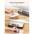 thumbnail image 3 of Vacuum Sealer Machine, Automatic Food Vacuum Sealer with Starter Kit, Air Sealing for Food Storage with 20 Bags, Pulse Function, Moist&Dry Mode and External VAC, 3 of 7