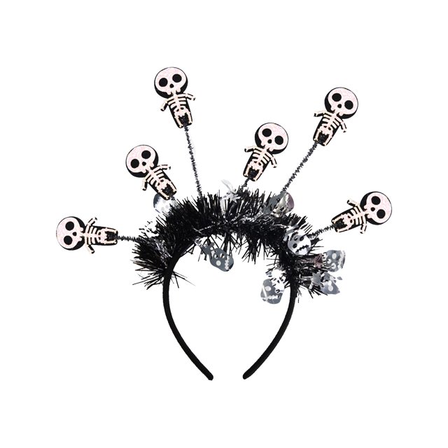 ¡Gran oferta! Diadema de Halloween, diadema con tiras de araña, diseño de atmósfera de fiesta, Festival fantasma, tocado Radial