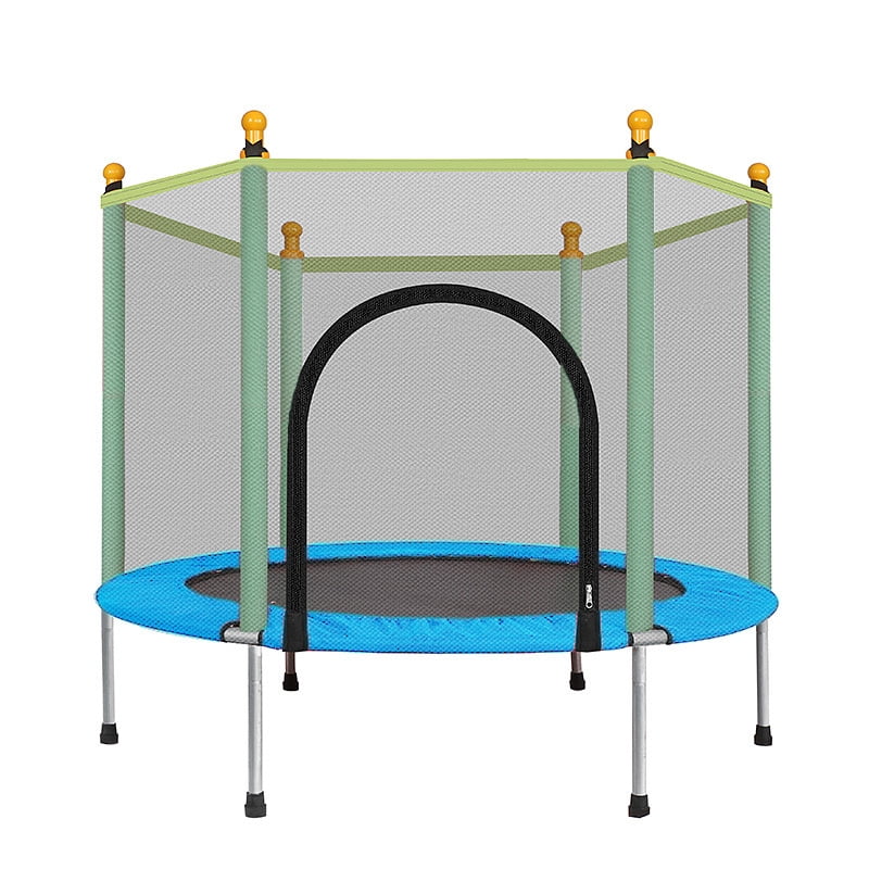 Kids Trampoline with Safe Enclosure Net, Trampoline Round Jumping Table, 441 LB Capacity for Kids, Sping Pad Combo Bounding Bed Trampoline Fitness Equipment, Christmas Gifts