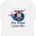 thumbnail image 4 of Inktastic Mimi Loves Me Grandson Boy Bear Boys Long Sleeve Toddler T-Shirt, 4 of 5