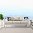 thumbnail image 3 of Modway Shore Outdoor Patio Aluminum and Fabric Sofa in Silver/Beige, 3 of 11