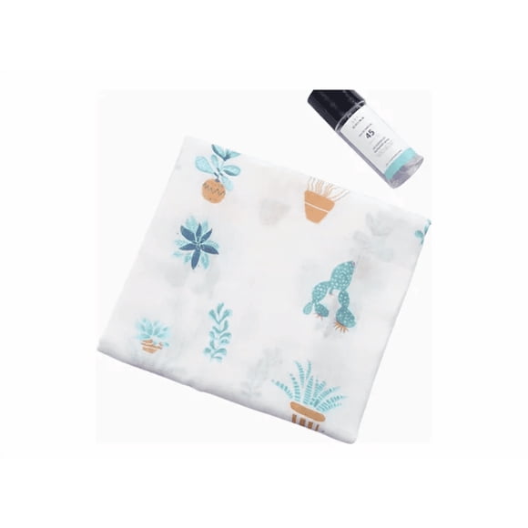 1 Verano Manta De Muselinas Xtellar color blanco Algodón Para Bebé Suave Cobijas