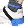 thumbnail image 4 of Qiilu Talon Bas, Pied Bas, Anti Statique Cheville Talon Sangle Pied Bas Réglable Talon Bas Bleu & Noir, 4 of 8