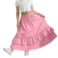 thumbnail image 5 of Girls' Casual Tiered Maxi Skirt with Elastic Waist, 5 of 7
