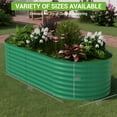 thumbnail image 4 of Jardin Surélevé – Bac de Plantation en Acier Galvanisé Résistant aux Intempéries – Durable, Résistant à la Rouille – Installation Sans Outils – pour Légumes, Fleurs et Fines Herbes - Vert, 180x90x60 cm, 4 of 7