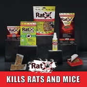 RatX Rodent Killer Bait Pellets for Rats & Mice – Poison Free, Pet Safe Indoor & Outdoor Use Pellets 8 oz. Bag - 620100
