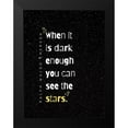 thumbnail image 2 of ArtsyQuotes 15x18 Black Modern Framed Museum Art Print Titled - Ralph Waldo Emerson Quote: See the Stars, 2 of 5