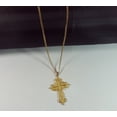 thumbnail image 6 of 18K Gold-Plated Vintage Style Cross Faith Lord's Prayer Religious Crucifix Pendant Chain Necklace Set Gift 18"/20"/22"/24"/26"/28''/30'', 6 of 8