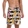 thumbnail image 2 of Fotbe Sea Shell Pantalones Cortos de Pijama para Hombre, Ropa de Dormir, Pantalones de Pijama Cortos para Hombre-4X-Large, 2 of 6
