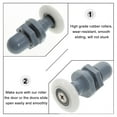 thumbnail image 3 of Mobutofu 8Pcs ABS Rubber Shower Door Roller for High Load Bearing Glass Track Usage Homeowners, 3 of 8