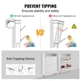 thumbnail image 4 of VEVOR Shoe Storage Cabinet with 2 Flip Drawers, 4 of 7