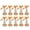 gold, variant on 10Pcs Deck Planks Board Tent Stakes Fishbone Deck Anchors Peg with Spring Buckles Portable Tent Peg for Camping Hiking
