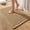 Brown, variant on Bathroom Rugs Waffle Bathroom Runner,Super Soft Absorbent Non Slip Bath Mat Beside Tub Rubber Backed Machine Washable Bathroom Rugs with Tassels Boho Bathroom Decor,White 16"x24"