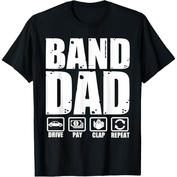 Funny Marching Band Dad Father Humor Fathers Day T-Shirt