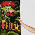 thumbnail image 3 of Orinice Rat Fink Bathroom Decor Set - Colorful Luxurious Polyester Fabric Shower Curtain with Hooks, Chic Modern Design 60x72, 3 of 7