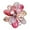 Pink, variant on Charming Blue Cluster Mix Stone Adjustable Statement Ring
