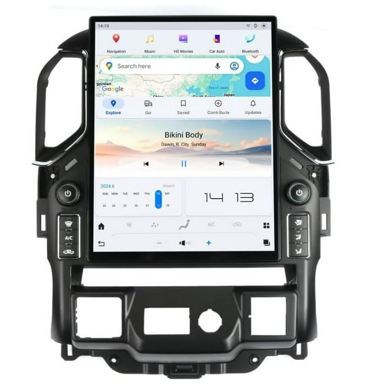 15.6" Screen for GMC Sierra Chevrolet Silverado 2019-2023 Car gps navi Multimedia Radio Player Android head Unit