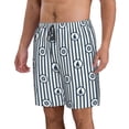 thumbnail image 2 of Pofeuu Nautical1 Prin Men's Swim Trunks Quick Dry Bathing Suit Swimming Board Shorts Mesh Lining Beach Swimwear-XX-Large, 2 of 6