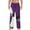 B_ Purple, variant on YLSDY Color Block Print Mens Pajama Pants Elastic Drawstring Bottoms with Pockets-Comfy Soft Mens Lounge Pj Long Pants Black XL
