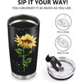 thumbnail image 4 of Sunflower Tumbler Gifts for Women Birthday Gift for Mom, Friend, Girls, 20oz thermos Travel Cup insulated Coffee for Christmas Mother''s Day, Valentine, 4 of 6