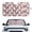 Butterfly Heart Pattern, variant on HUIACONG Colorful Retro Floral Pattern Custom Windshield Sunscreen Easy Storage for Automotive Universal Car, Sun Visor Reusable Foldable Sunshade Car Windshield Sun Shade UV Reflector