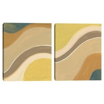 Flowing I & II by Danhui Nai Canvas Art Print