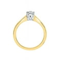 thumbnail image 2 of KATARINA Diamond Solitaire Promise Ring in 14K Yellow Gold (1/3 cttw, I-J, I1-I2) (Size-5.5), 2 of 3