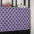 thumbnail image 6 of Purple Moroccon Valances for Windows Farmhouse Kitchen Curtains Valances Rod Pocket Valance Curtains for Kitchen Windows Country Chic Ethnic Minimalist Motifs Window Valances for Bathroom 42"x12", 6 of 6