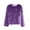 Purple, variant on Deal for Days Holiday Decor Ofreoo Women's Solid Color Short Top Jacket Winter Coats for Women