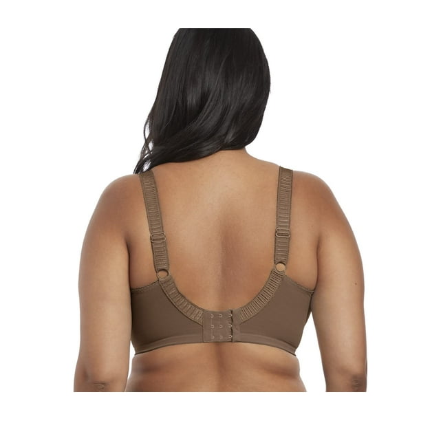 Elomi Women's Plus-Size Cate Underwire Full Cup Banded Bra,Pecan,40HH UK/40L  US 