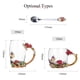 thumbnail image 5 of Tazas Irfora Red Rose Enamel Craft Water Cup Drink Mug con mango Design Tea Coffee Cup with Spoon Paño de limpieza Set 320ML Irfora Tazas, 5 of 5