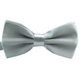 thumbnail image 1 of Trayknick Men Tie Bow Smooth Solid Color Adjustable Lightweight Korean Style Wedding Tie for Party Banquet Prom, 1 of 13